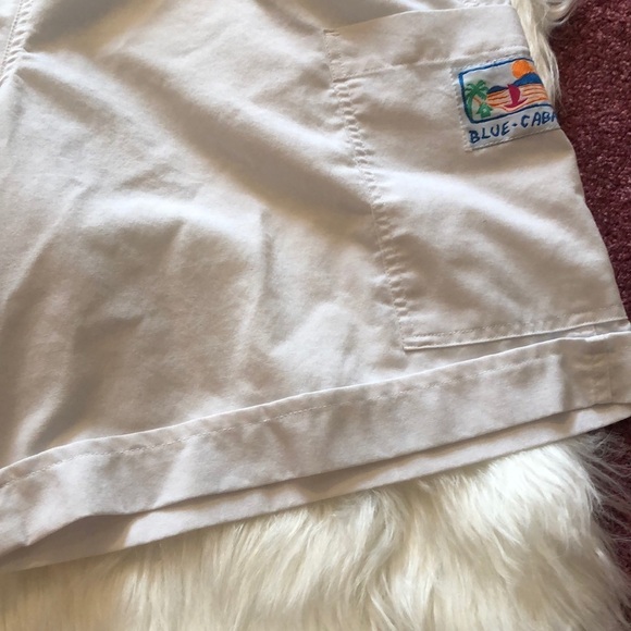 Vintage Blue Cabana Shorts - Picture 5 of 8